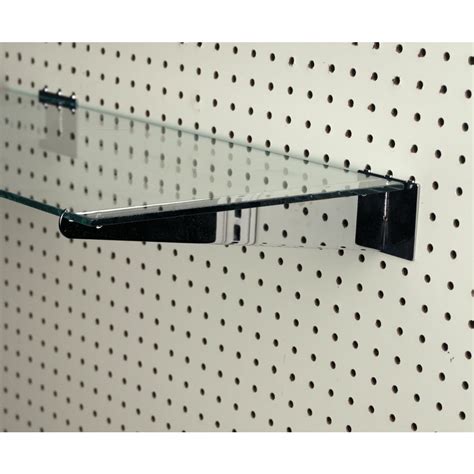 metal pegboard shelf bracket|pegboard shelf brackets 12 inch.